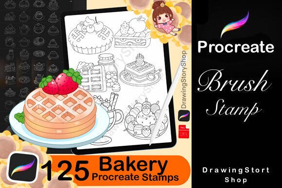 125 Bakery Stamps for Procreate 2: Strategic Value for Digital Creators