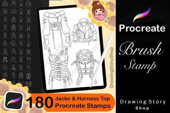 180 Procreate Harness Tops Jackets: A Must-Have for Anime-Inspired Digital Artists