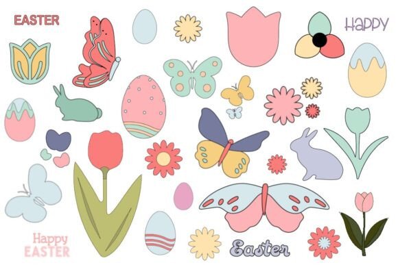 Easter Stamp Brush Set for Procreate: Creative Digital Tools for Festive Designs