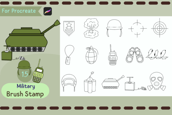 Procreate Brush Stamp Military: Creative Freedom for Modern Digital Artists