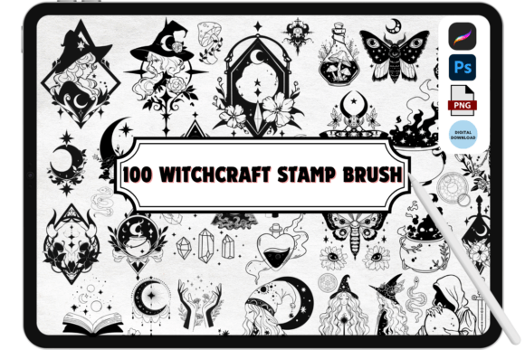 Unlocking Creativity with Witchcraft Procreate Photoshop Clipart
